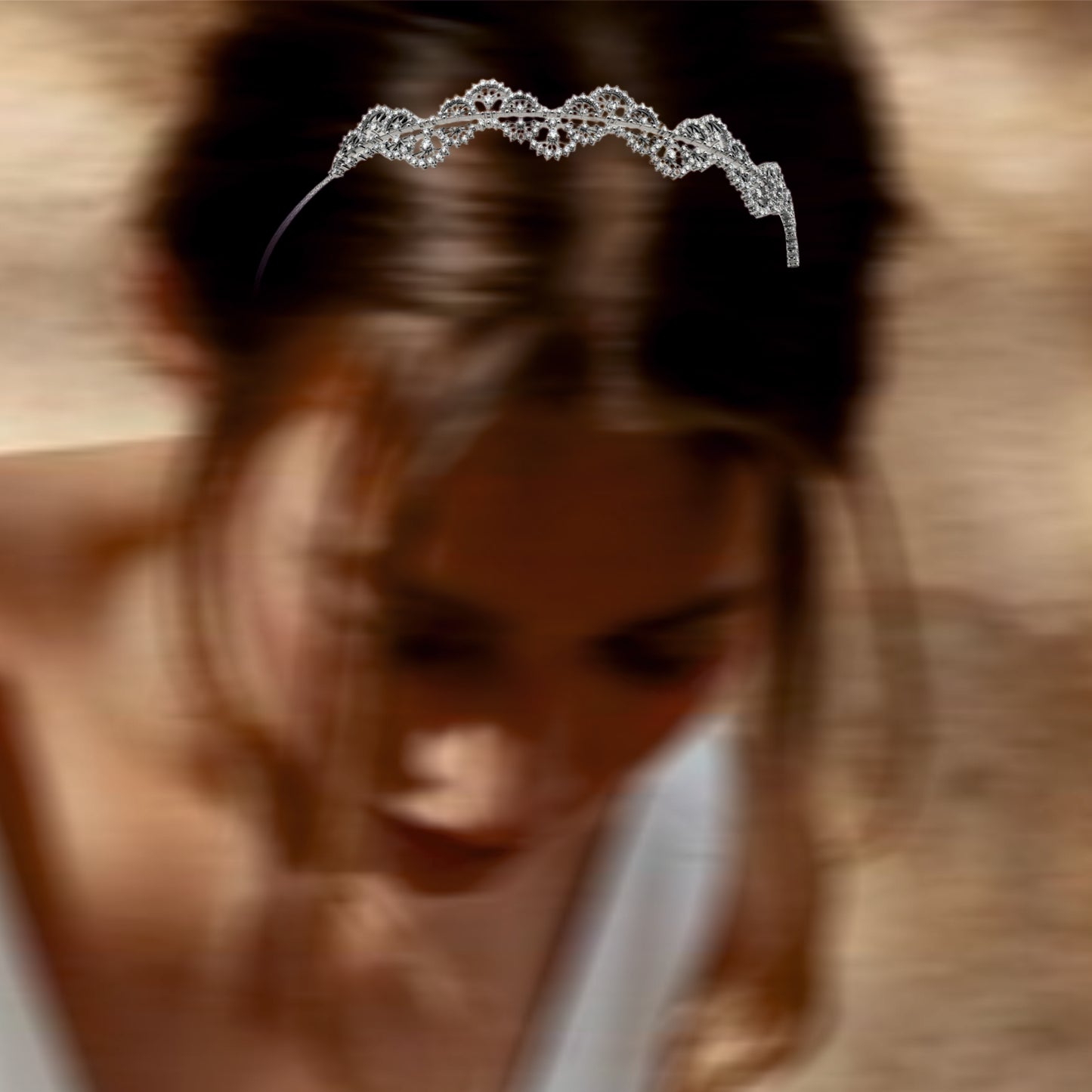 Ethereal Lace Choker Necklace + Headband