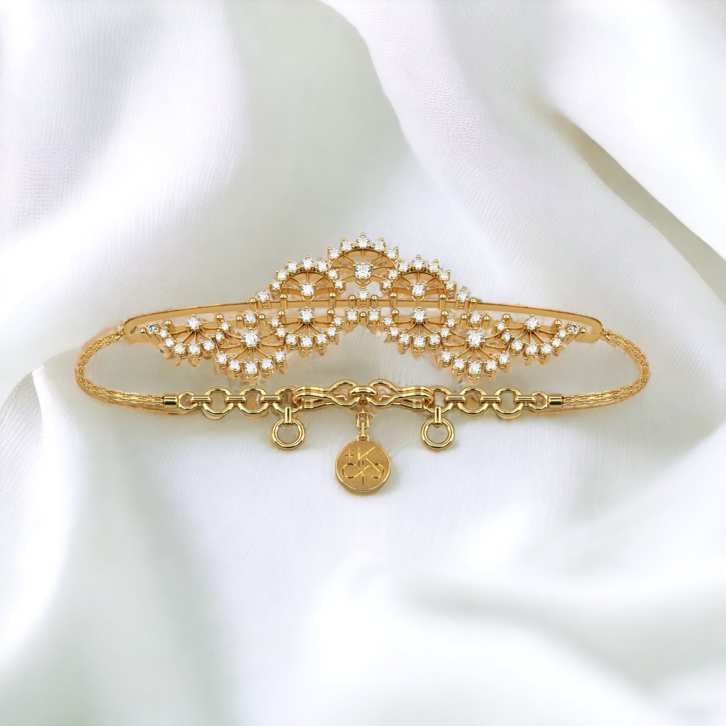 Ethereal Lace Palm Cuff + Bracelet