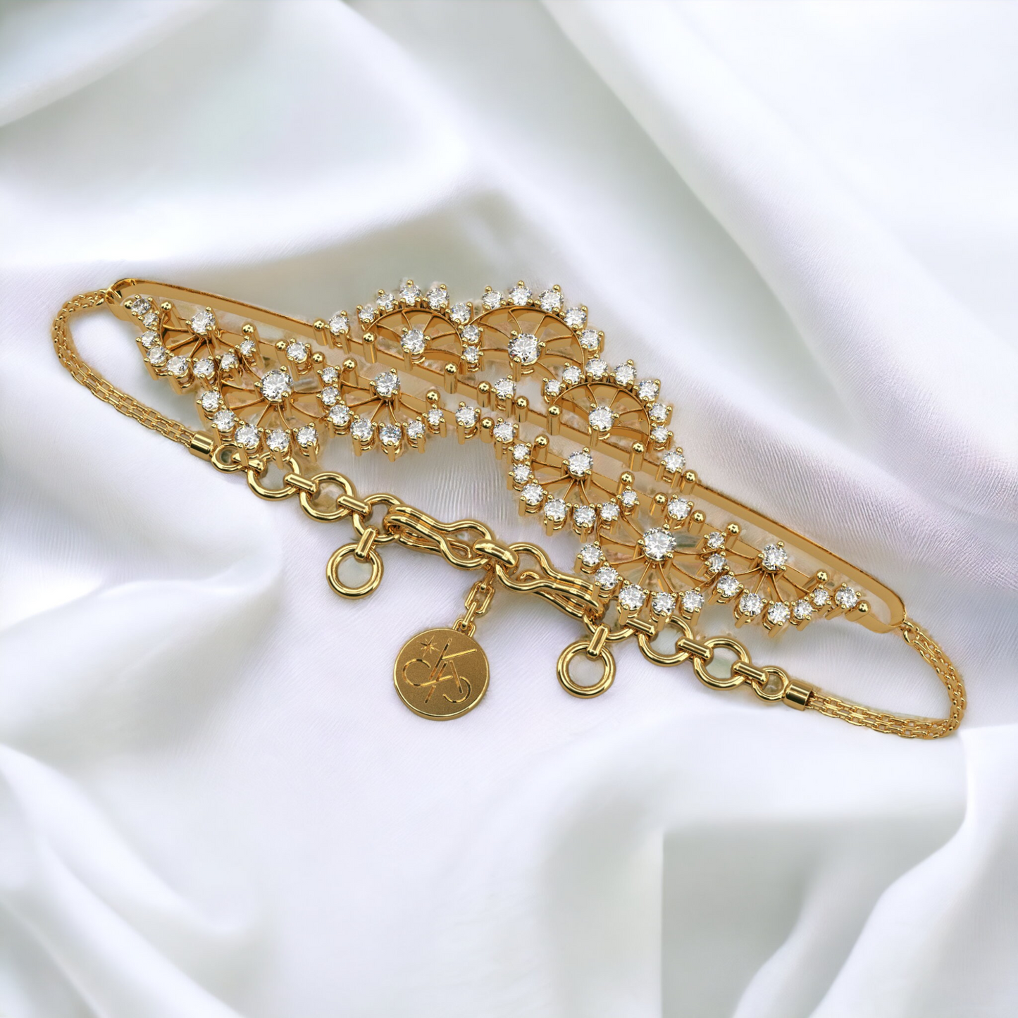 Ethereal Lace Palm Cuff + Bracelet
