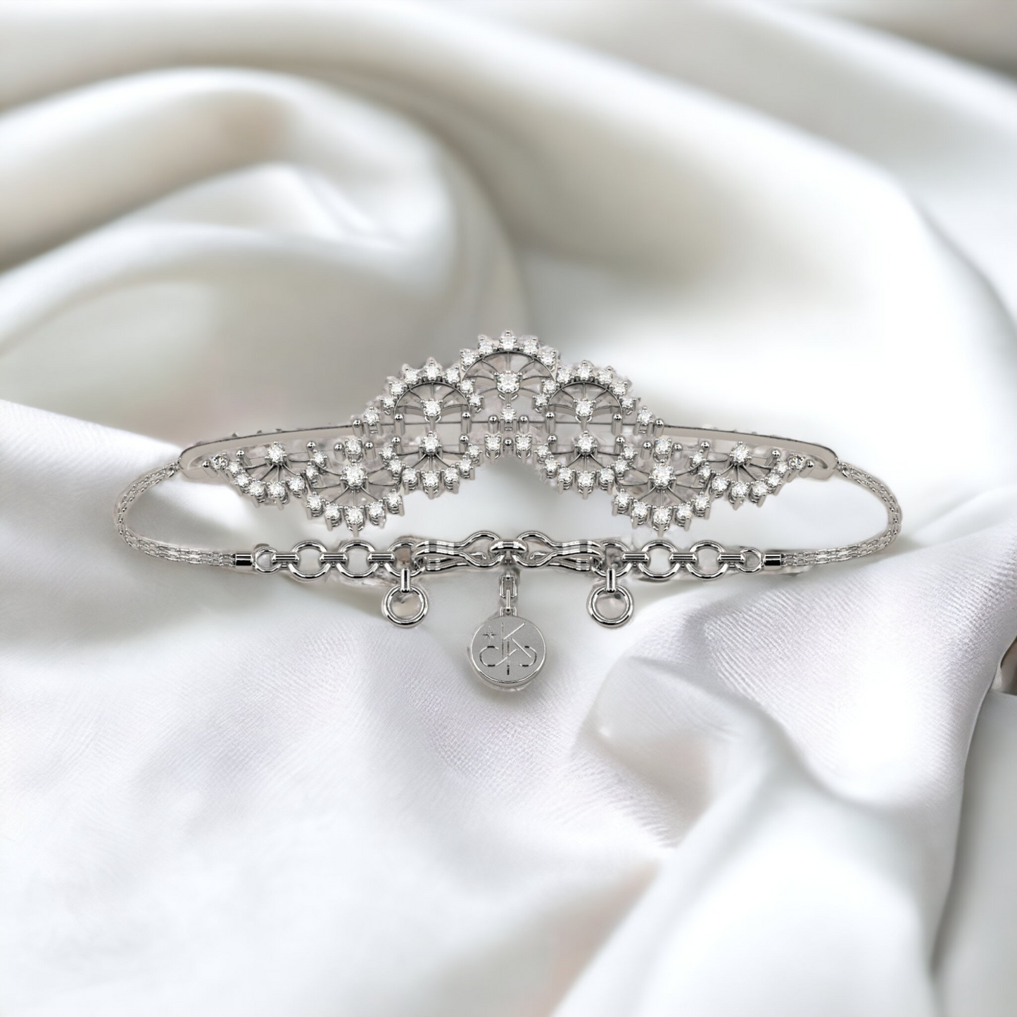 Ethereal Lace Palm Cuff + Bracelet