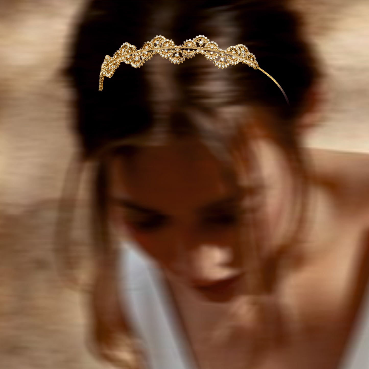 Ethereal Lace Choker Necklace + Headband