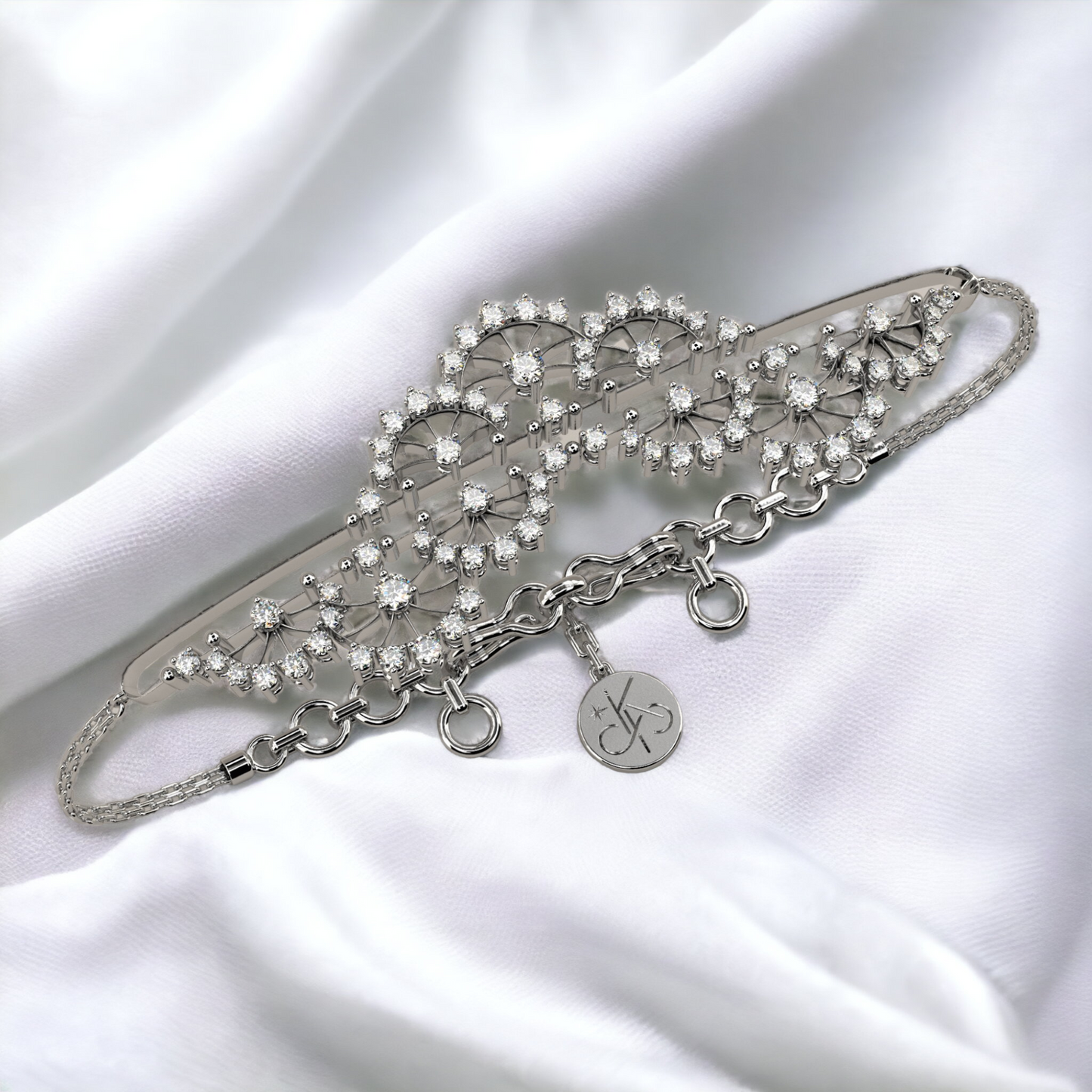 Ethereal Lace Palm Cuff + Bracelet