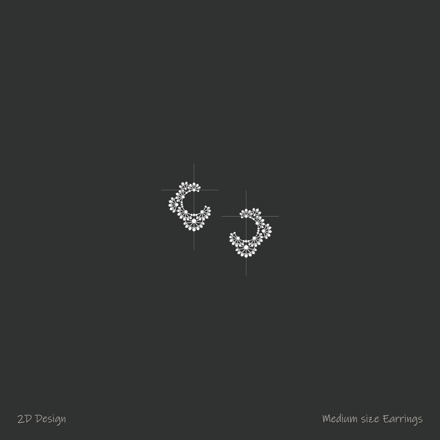 Ethereal Lace Scallop Earrings