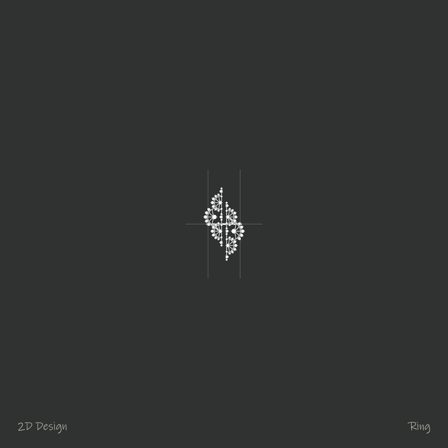 Ethereal Lace Linear Ring