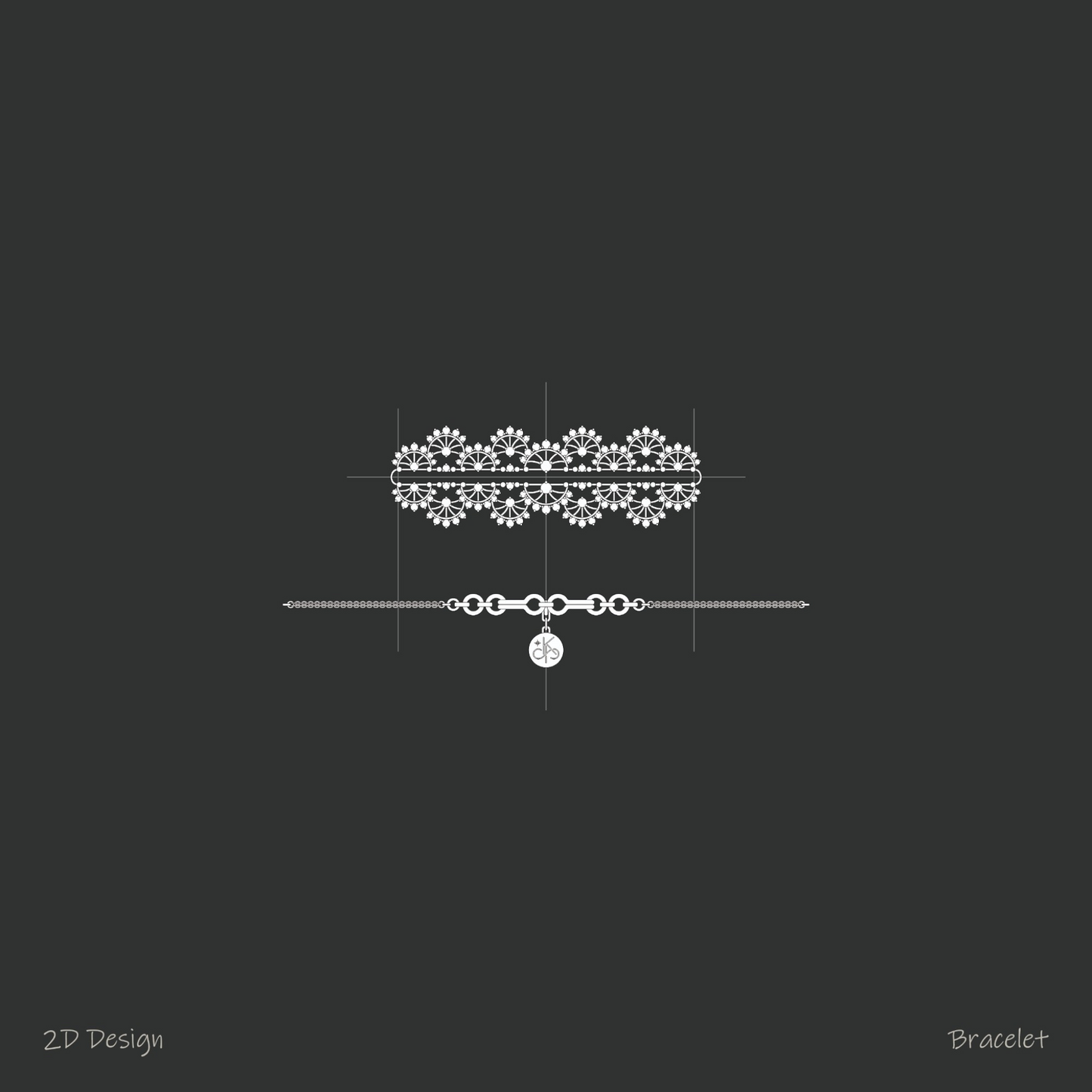 Ethereal Lace Broad Bracelet