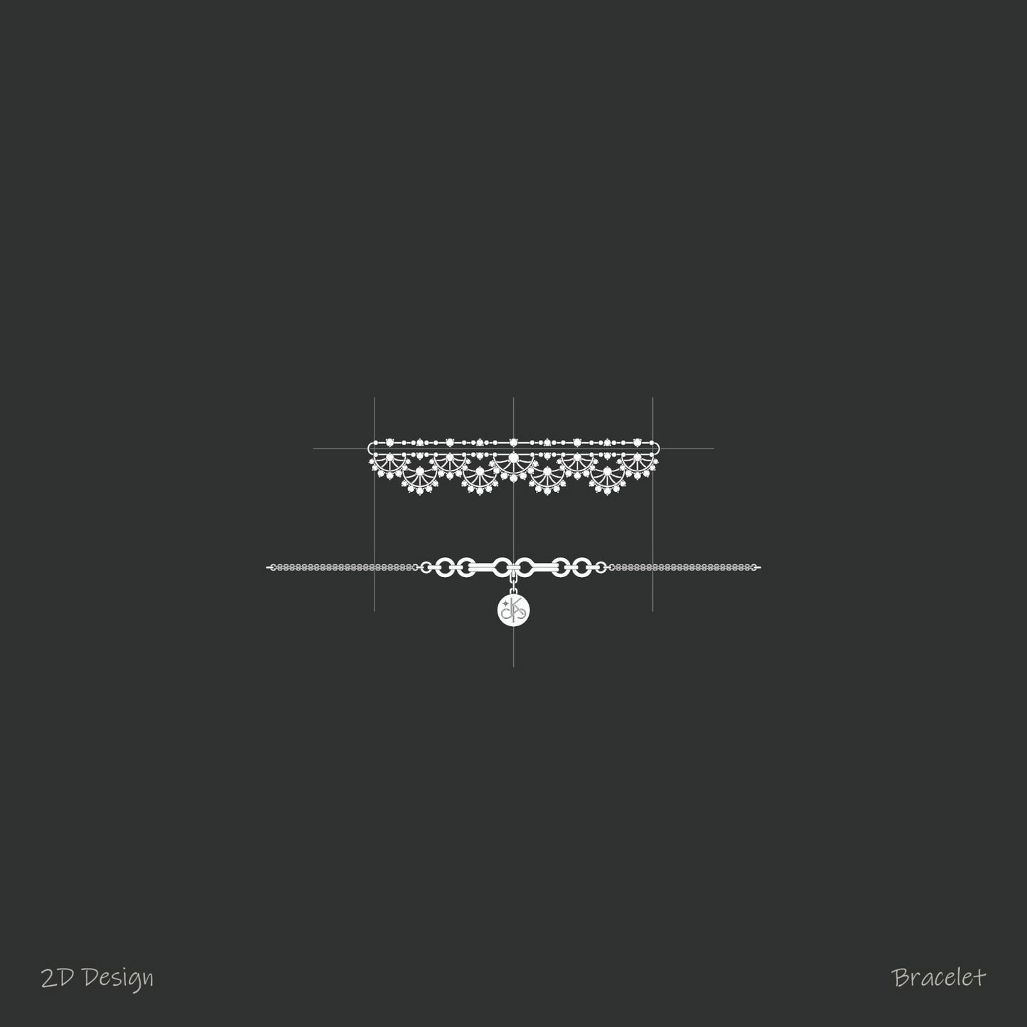 Ethereal Lace Narrow Bracelet