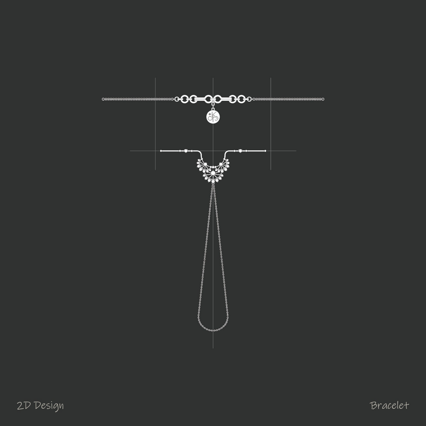 Ethereal Lace Mini Chain Bracelet