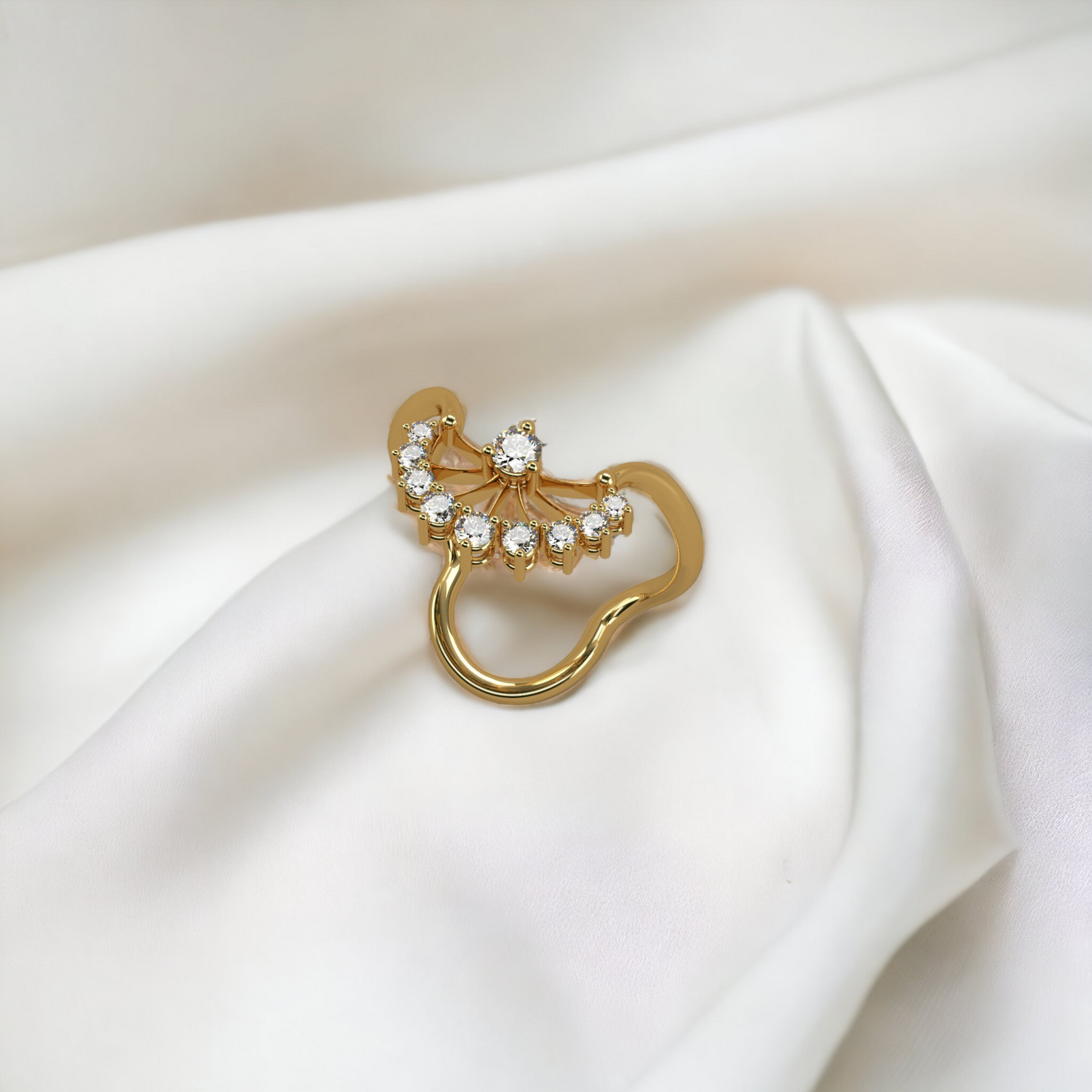 若者に人気のブランド Mini Lace Ethereal Scallop KANASU – Ring アクセサリー